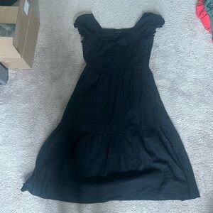 Who what wear black linen dress